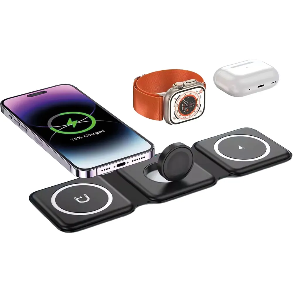 PWB-245 Wireless 3lü Şarj İstasyonu görsel 2